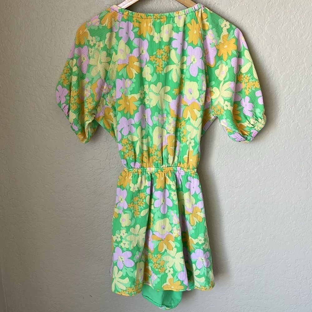SABO Milo green floral cut out mini dress - Picture 12 of 13